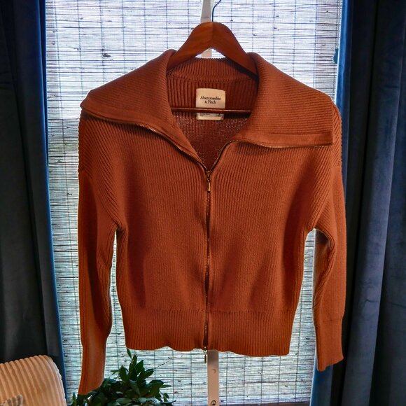 Abercrombie & Fitch Double Zipper Cardigan - Picture 1 of 4